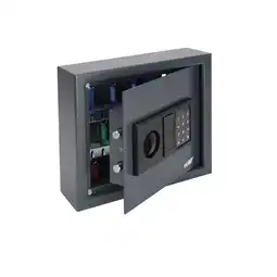 Netto Marken-Discount HMF 2030-11 Schlüsseltresor mit Zahlenschloss, 30 Haken, 30 x 28 x 10 cm, Anthrazit Angebot