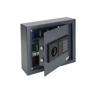 Netto Marken-Discount HMF 2030-11 Schlüsseltresor mit Zahlenschloss, 30 Haken, 30 x 28 x 10 cm, Anthrazit Angebot