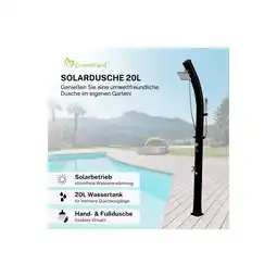 Netto Marken-Discount GreenYard Solardusche mit 20L Tank und Handbrause Angebot
