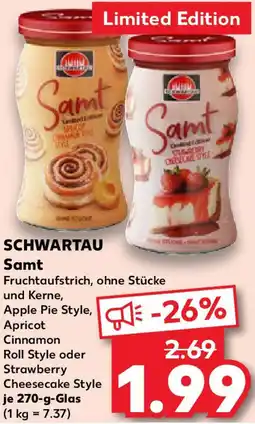 Kaufland SCHWARTAU Samt Angebot