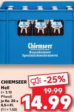 Kaufland CHIEMSEER Hell Angebot