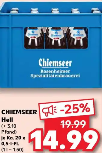 Kaufland CHIEMSEER Hell Angebot