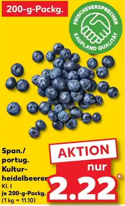 Kaufland Span./ portug. Kulturheidelbeeren Angebot