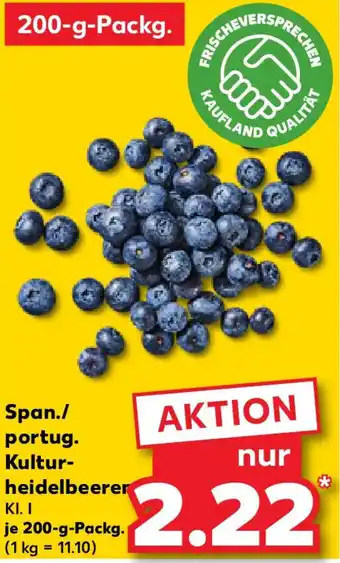 Kaufland Span./ portug. Kulturheidelbeeren Angebot