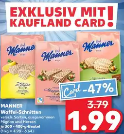 Kaufland MANNER Waffel-Schnitten Angebot