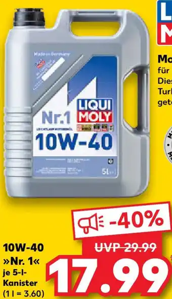 Kaufland LIQUI MOLY Motorenöl Angebot