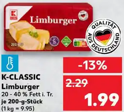 Kaufland K-CLASSIC Limburger Angebot