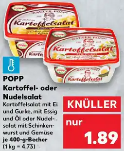 Kaufland POPP Kartoffel- oder Nudelsalat Angebot