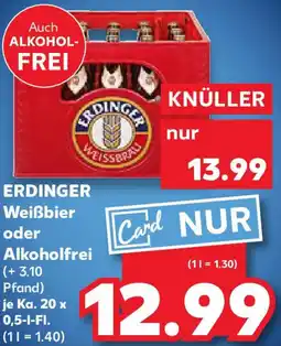 Kaufland ERDINGER Weißbier oder Alkoholfrei Angebot