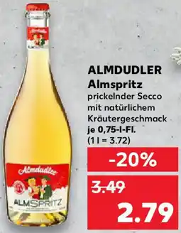 Kaufland ALMDUDLER Almspritz Angebot