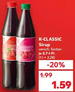 Kaufland K-CLASSIC Sirup Angebot