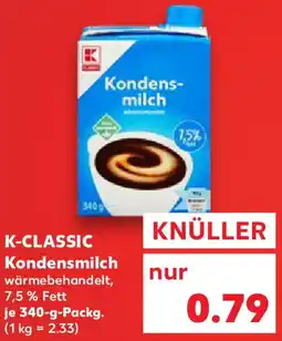 Kaufland K-CLASSIC Kondensmilch Angebot