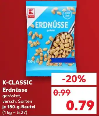 Kaufland K-CLASSIC Erdnüsse Angebot