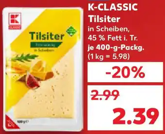 Kaufland K-CLASSIC Tilsiter Angebot