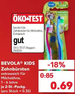 Kaufland BEVOLA KIDS Zahnbürsten Angebot