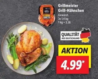 Lidl Grillmeister Grill Hähnchen 1,4kg Angebot