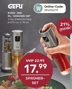 Möbel Buss Gefu sprüher-set Angebot