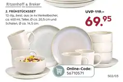 Möbel Buss Ritzenhoff & breker 2 frühstücksset Angebot