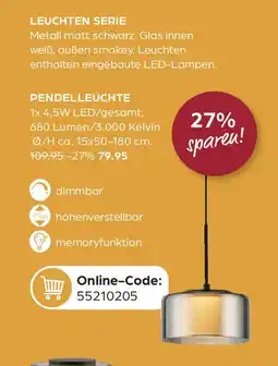 Möbel Buss Pendelleuchte Angebot