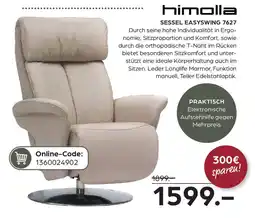 Möbel Buss Himolla sessel easyswing 7627 Angebot