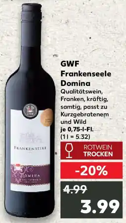 Kaufland GWF Frankenseele Domina Angebot