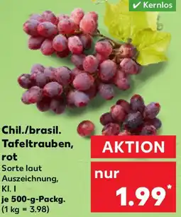 Kaufland Chil./brasil. Tafeltrauben, rot Angebot