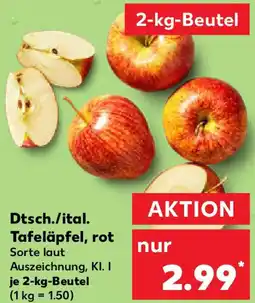 Kaufland Dtsch./ital. Tafeläpfel, rot Angebot