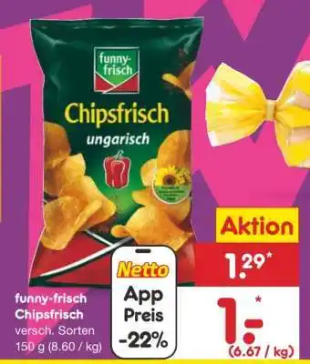 Netto Marken-Discount Funny-frisch Chipsfrisch Ungarisch Angebot