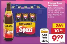 Netto Marken-Discount Paulaner Spezi oder Limo Angebot