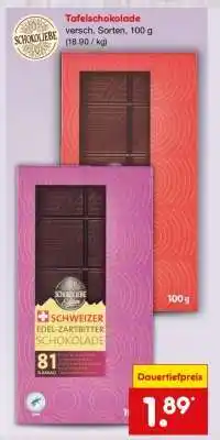 Netto Marken-Discount Tafelschokolade Angebot
