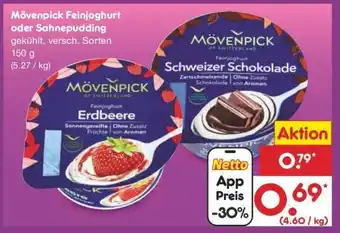 Netto Marken-Discount Mövenpick Feinjoghurt oder Sahnepudding Angebot