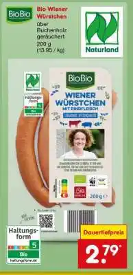 Netto Marken-Discount Bio-Wiener Würstchen Angebot
