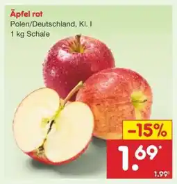 Netto Marken-Discount Äpfel rot Angebot