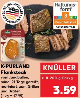 Kaufland K-PURLAND Flanksteak Angebot