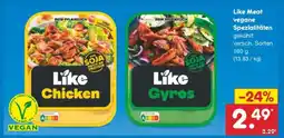 Netto Marken-Discount Like Meat vegane Spezialitäten Angebot