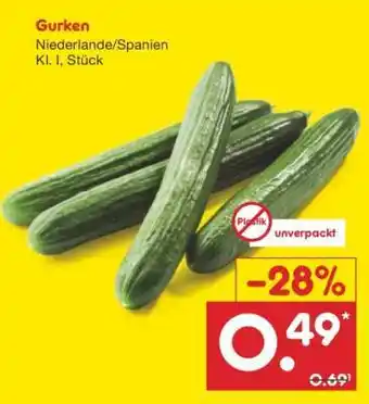 Netto Marken-Discount Gurken Angebot