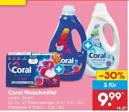 Netto Marken-Discount Coral Waschmittel Angebot