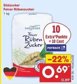 Netto Marken-Discount Südzucker Feiner Rübenzucker Angebot