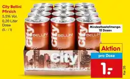 Netto Marken-Discount City Bellini Pfirsich Angebot