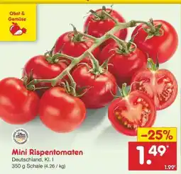 Netto Marken-Discount Mini-Rispentomaten Angebot