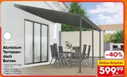 Netto Marken-Discount Aluminium Terrassendach Borneo Angebot