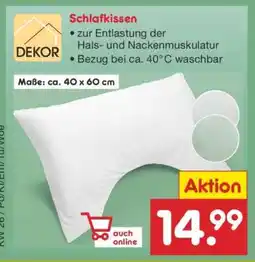 Netto Marken-Discount Schlafkissen Angebot