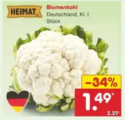 Netto Marken-Discount Blumenkohl Angebot