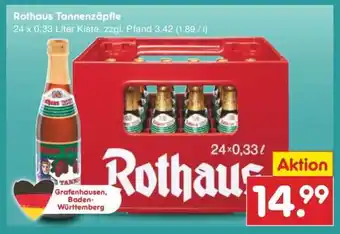 Netto Marken-Discount Rothaus Tannenzäpfle Angebot