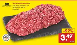 Netto Marken-Discount Hackfleisch gemischt Angebot