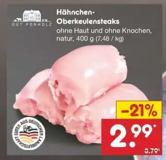 Netto Marken-Discount Hähnchen Oberkeulensteaks Angebot