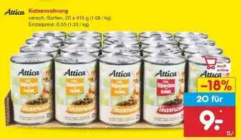 Netto Marken-Discount Attica Katzennahrung Angebot