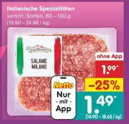 Netto Marken-Discount Salame Milano Angebot