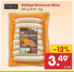 Netto Marken-Discount Geflügel Bratwurst Minis Angebot
