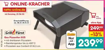 Netto Marken-Discount Gas Pizzaofen 305 Angebot